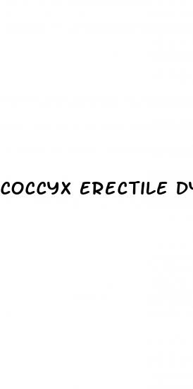 coccyx erectile dysfunction