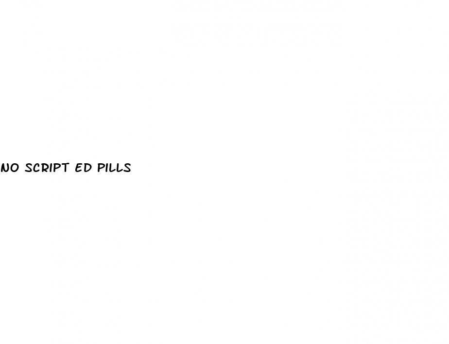 no script ed pills
