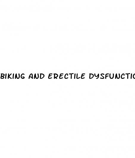biking and erectile dysfunction a real risk
