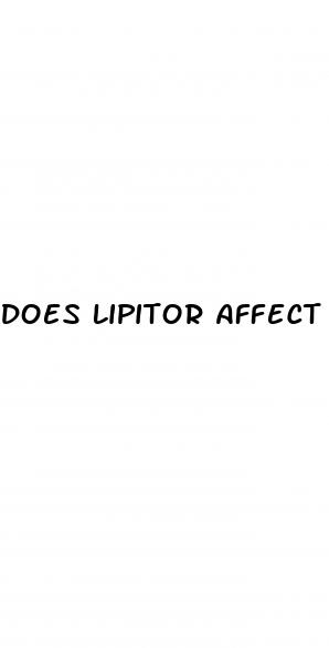 does lipitor affect erectile dysfunction