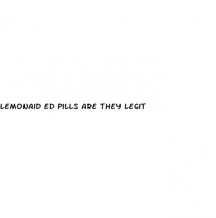 lemonaid ed pills are they legit