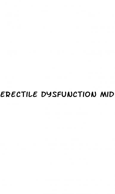 erectile dysfunction mid 30s