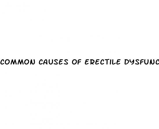 common causes of erectile dysfunction in young men