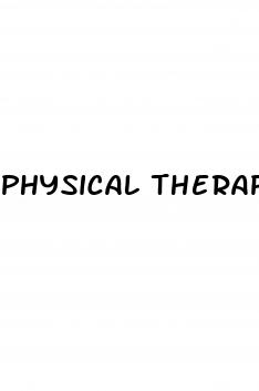 physical therapy erectile dysfunction