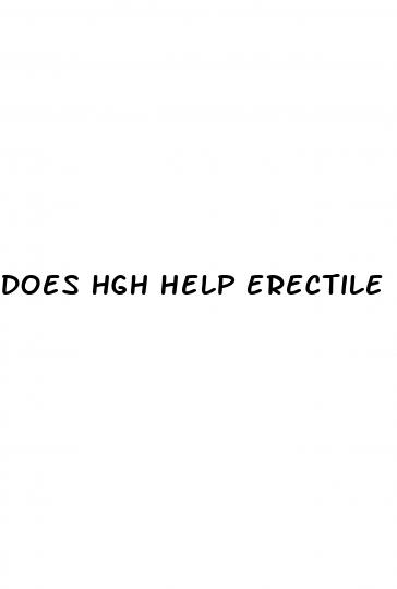 does hgh help erectile dysfunction