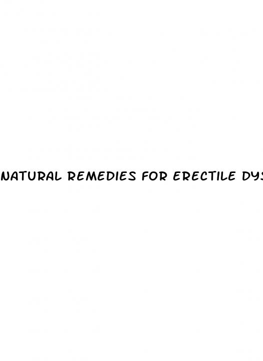 natural remedies for erectile dysfunction due to diabetes