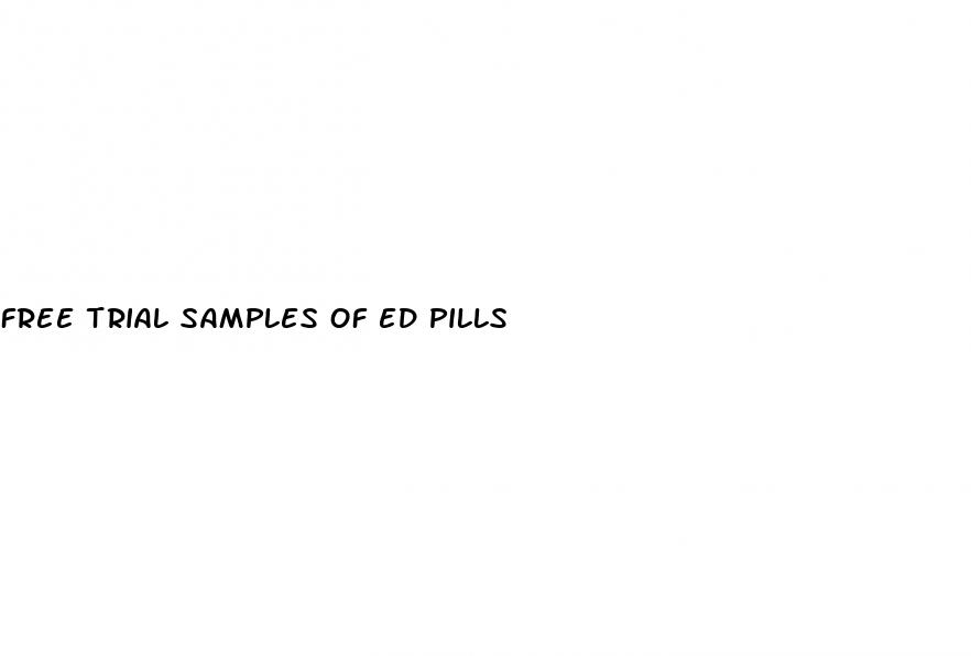 free trial samples of ed pills