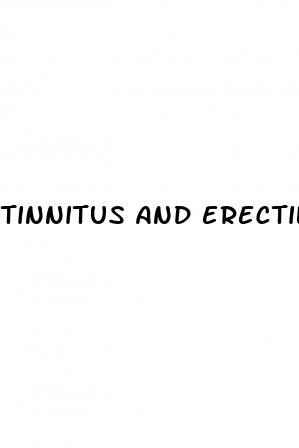 tinnitus and erectile dysfunction