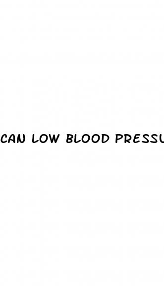 can low blood pressure cause erectile dysfunction in men