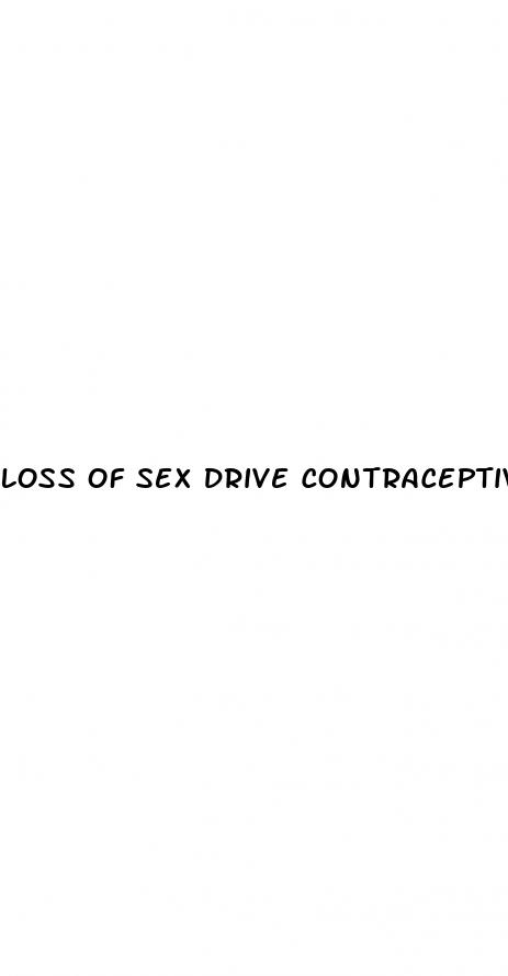 loss of sex drive contraceptive pills