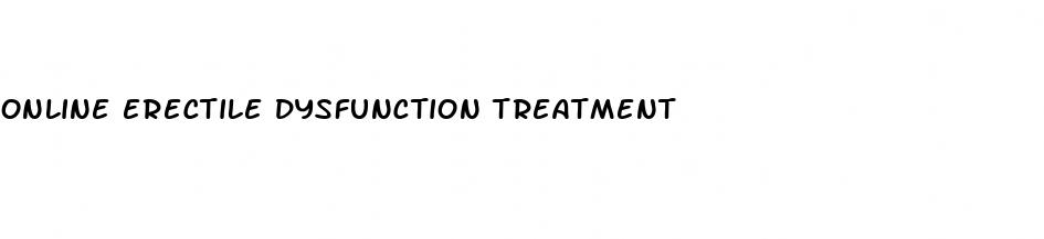 online erectile dysfunction treatment
