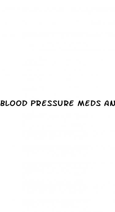 blood pressure meds and erectile dysfunction