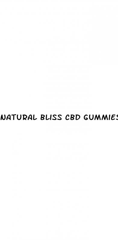 natural bliss cbd gummies for ed reviews