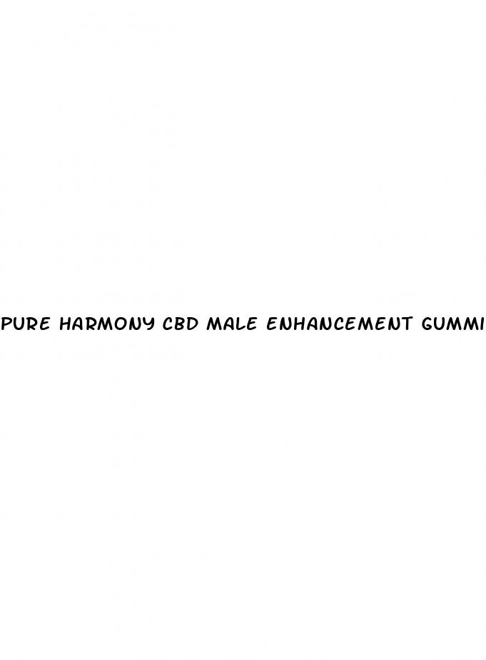 pure harmony cbd male enhancement gummies review