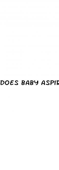 does baby aspirin help with erectile dysfunction