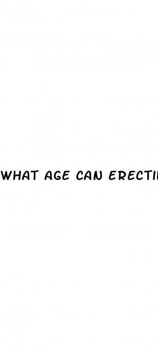 what age can erectile dysfunction begin