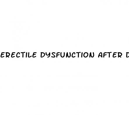erectile dysfunction after drug abuse