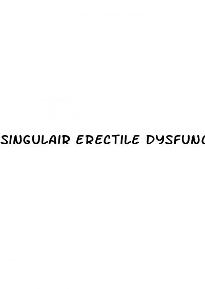 singulair erectile dysfunction