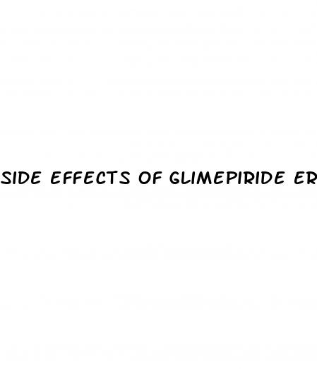 side effects of glimepiride erectile dysfunction