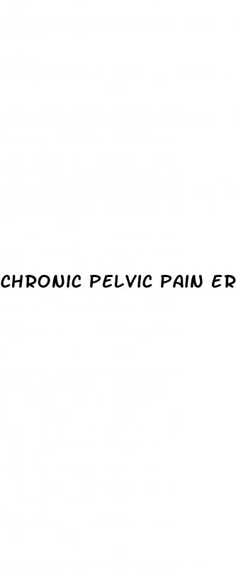 chronic pelvic pain erectile dysfunction