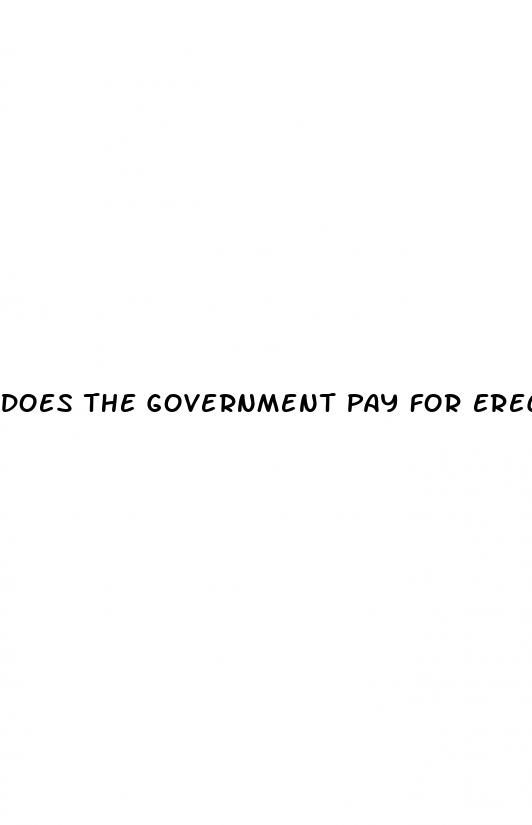 does the government pay for erectile dysfunction