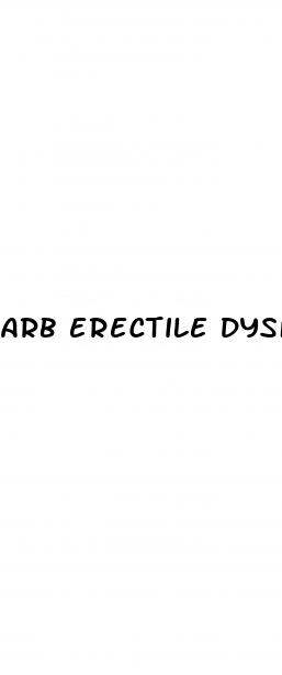 arb erectile dysfunction