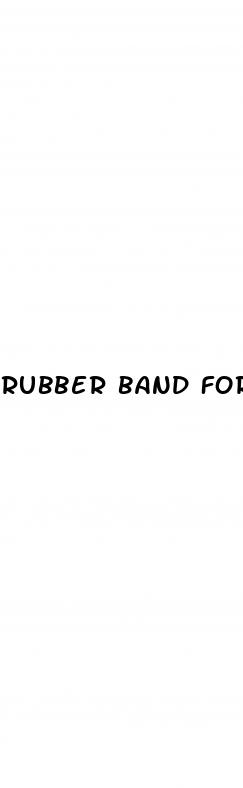 rubber band for erectile dysfunction