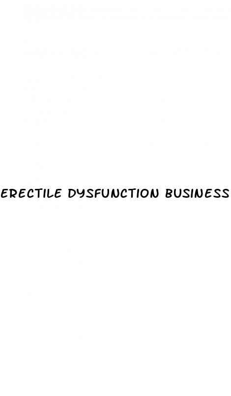 erectile dysfunction business