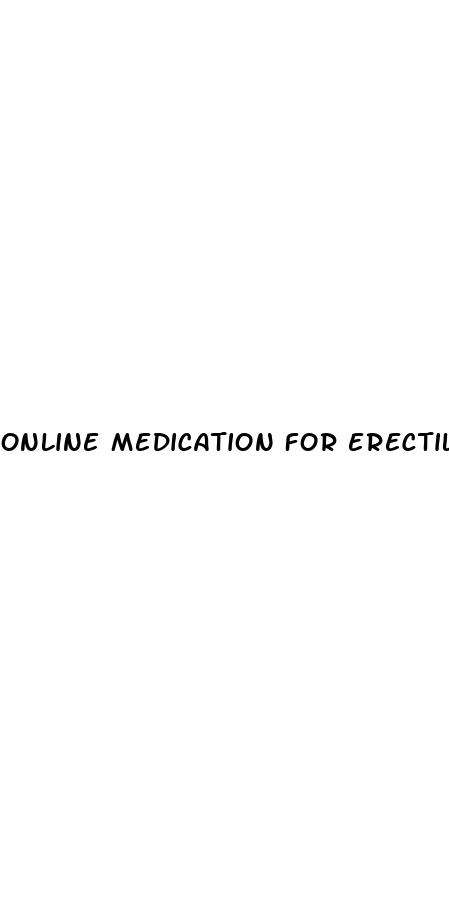online medication for erectile dysfunction