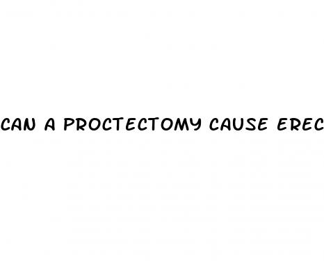 can a proctectomy cause erectile dysfunction