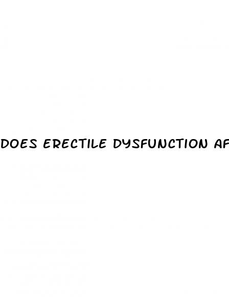 does erectile dysfunction affect sex drive