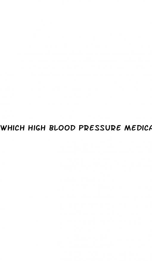 which high blood pressure medication does not cause erectile dysfunction