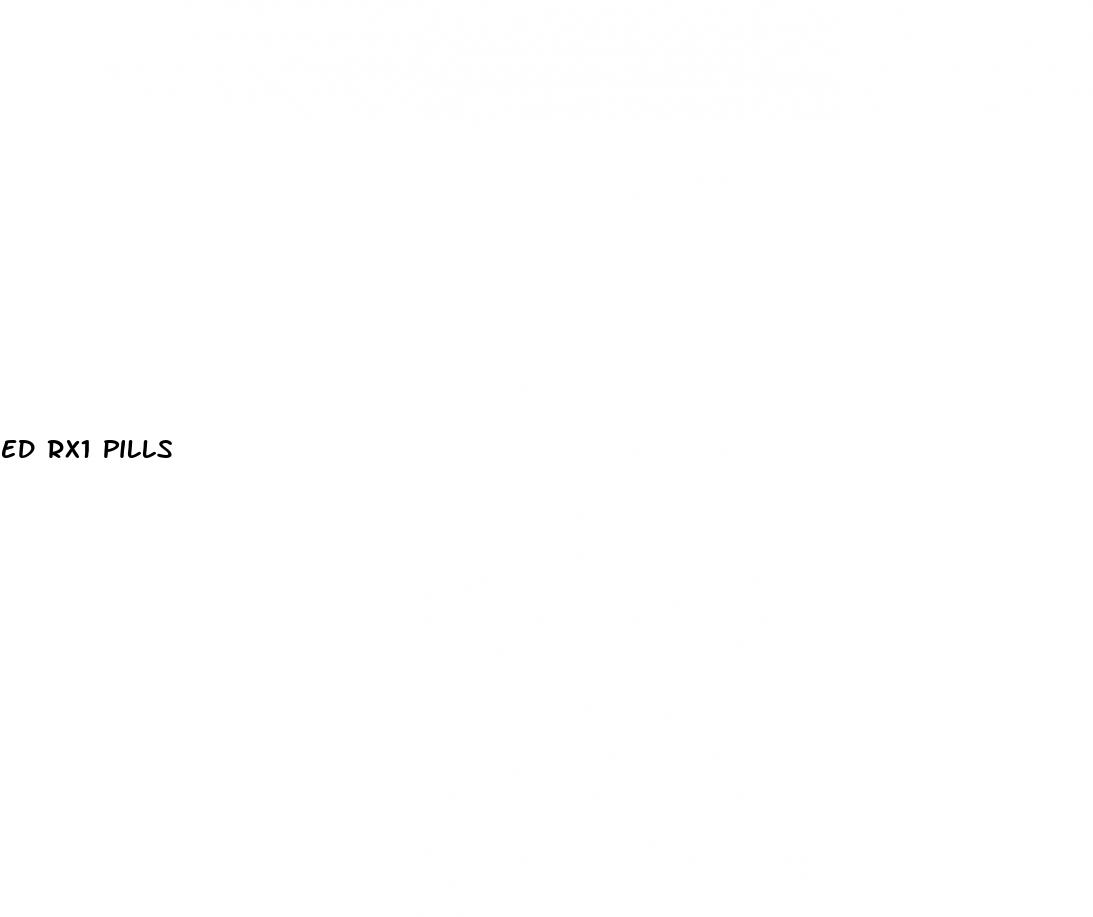 ed rx1 pills