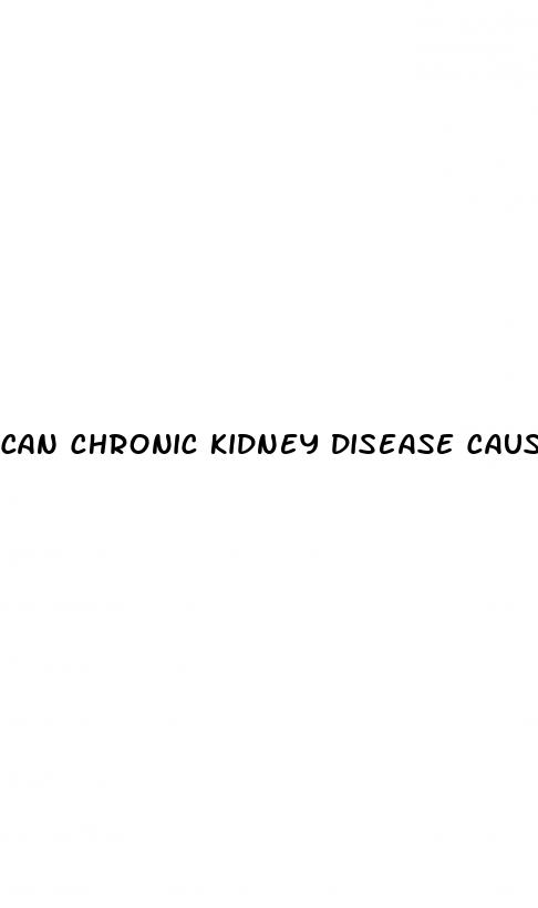 can chronic kidney disease cause erectile dysfunction