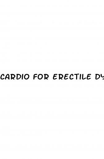 cardio for erectile dysfunction reddit