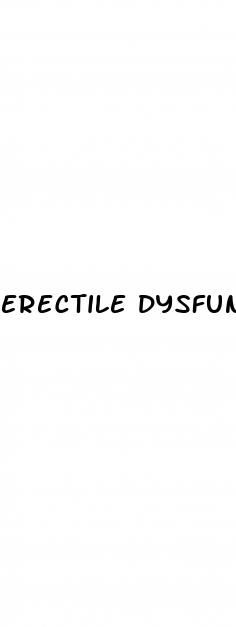 erectile dysfunction 40s