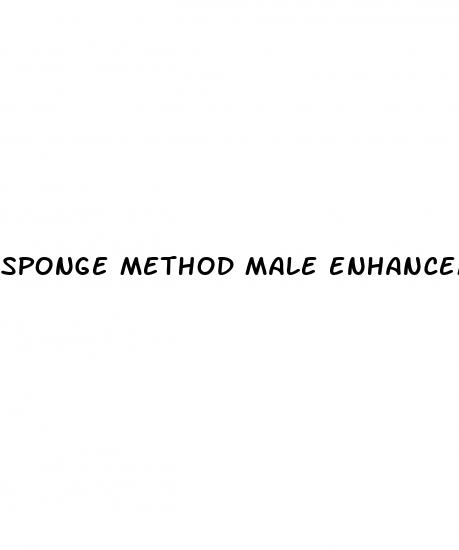sponge method male enhancement