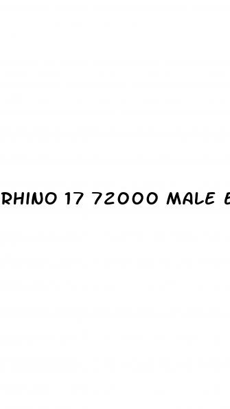 rhino 17 72000 male enhancement