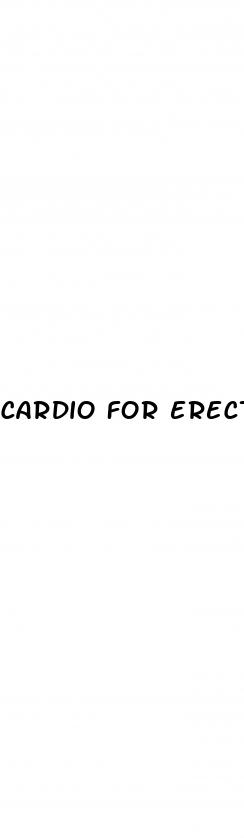 cardio for erectile dysfunction