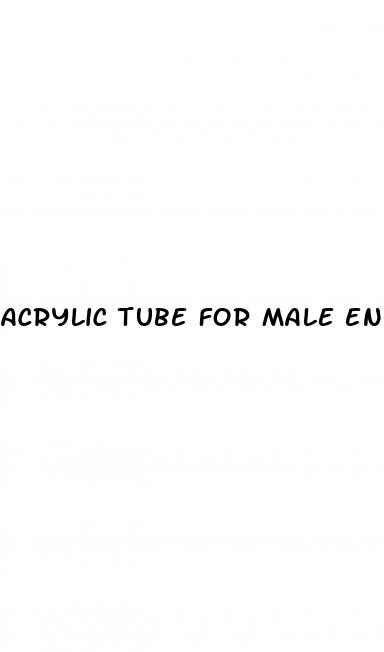 acrylic tube for male enhancement device