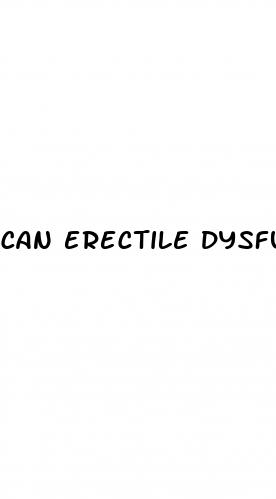 can erectile dysfunction be treated