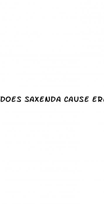 does saxenda cause erectile dysfunction