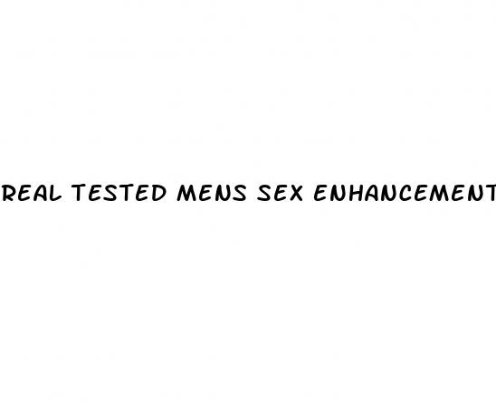 real tested mens sex enhancement pills