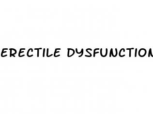 erectile dysfunction pathophysiology