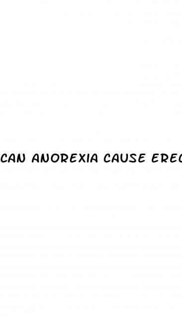 can anorexia cause erectile dysfunction
