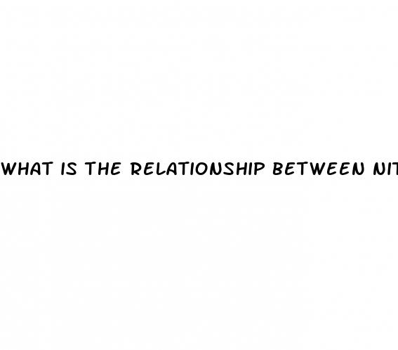 what is the relationship between nitric oxide and erectile dysfunction