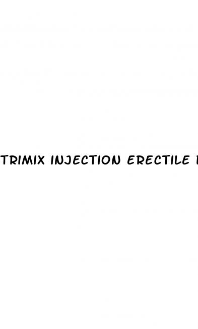 trimix injection erectile dysfunction