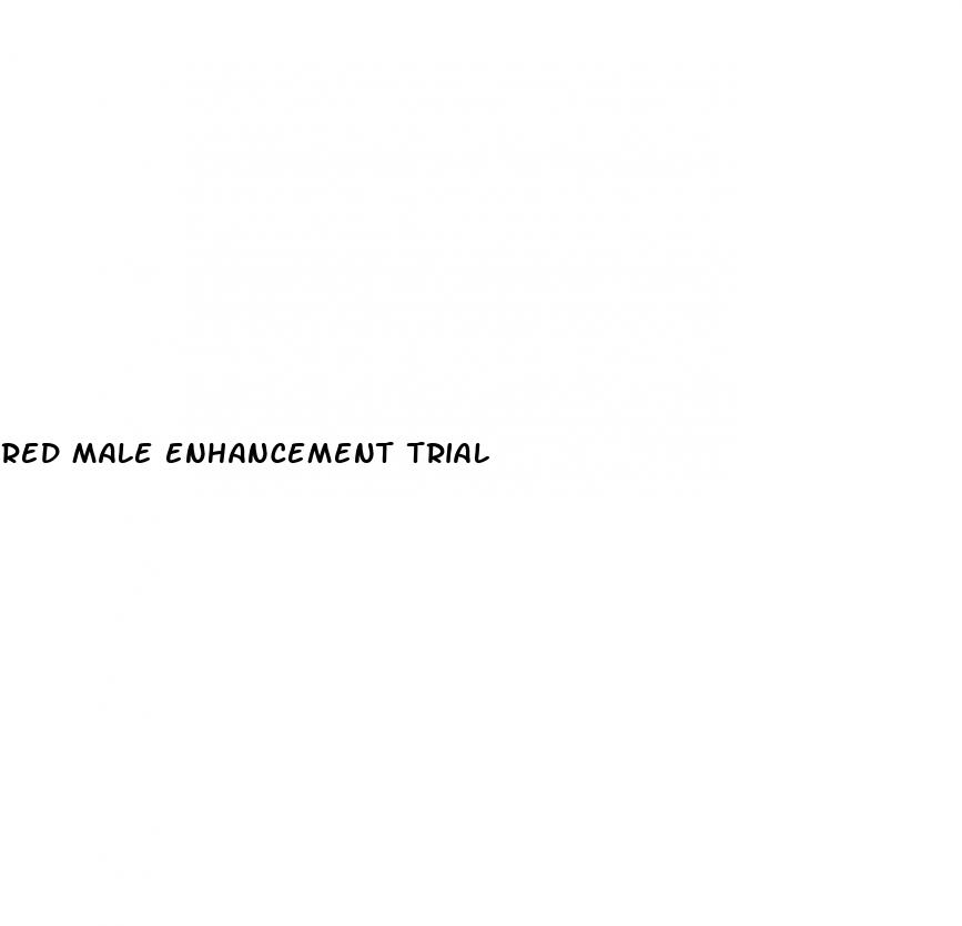 red male enhancement trial