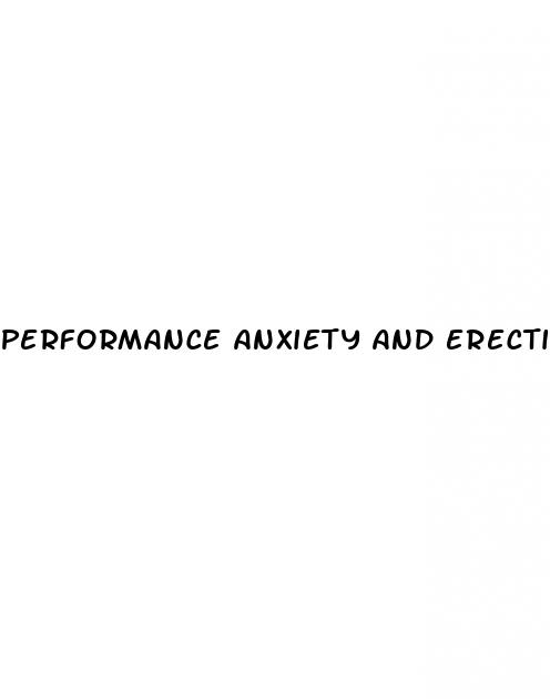 performance anxiety and erectile dysfunction