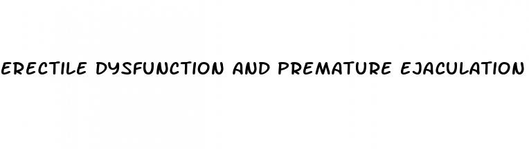 erectile dysfunction and premature ejaculation definition